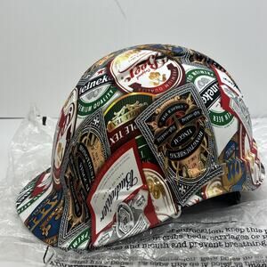 Pyramex Hard Hat Custom Hydro Dipped Full Brim Beer Bomb Cervesa Bullard - NEW